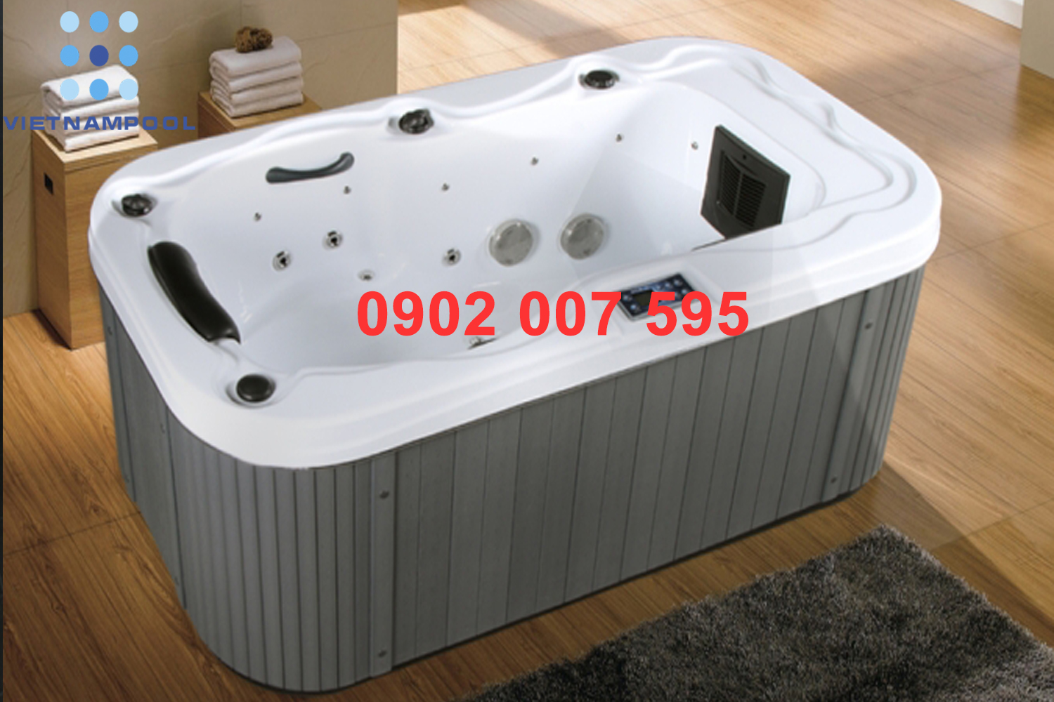 Bồn sục massage đa năng 1 người spa
