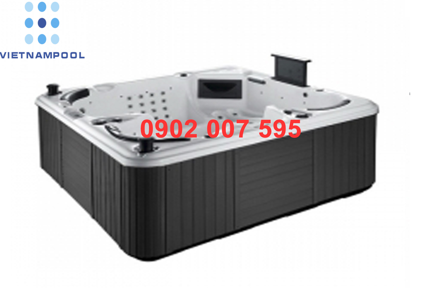 Bồn sục massage đa năng 5 người spa