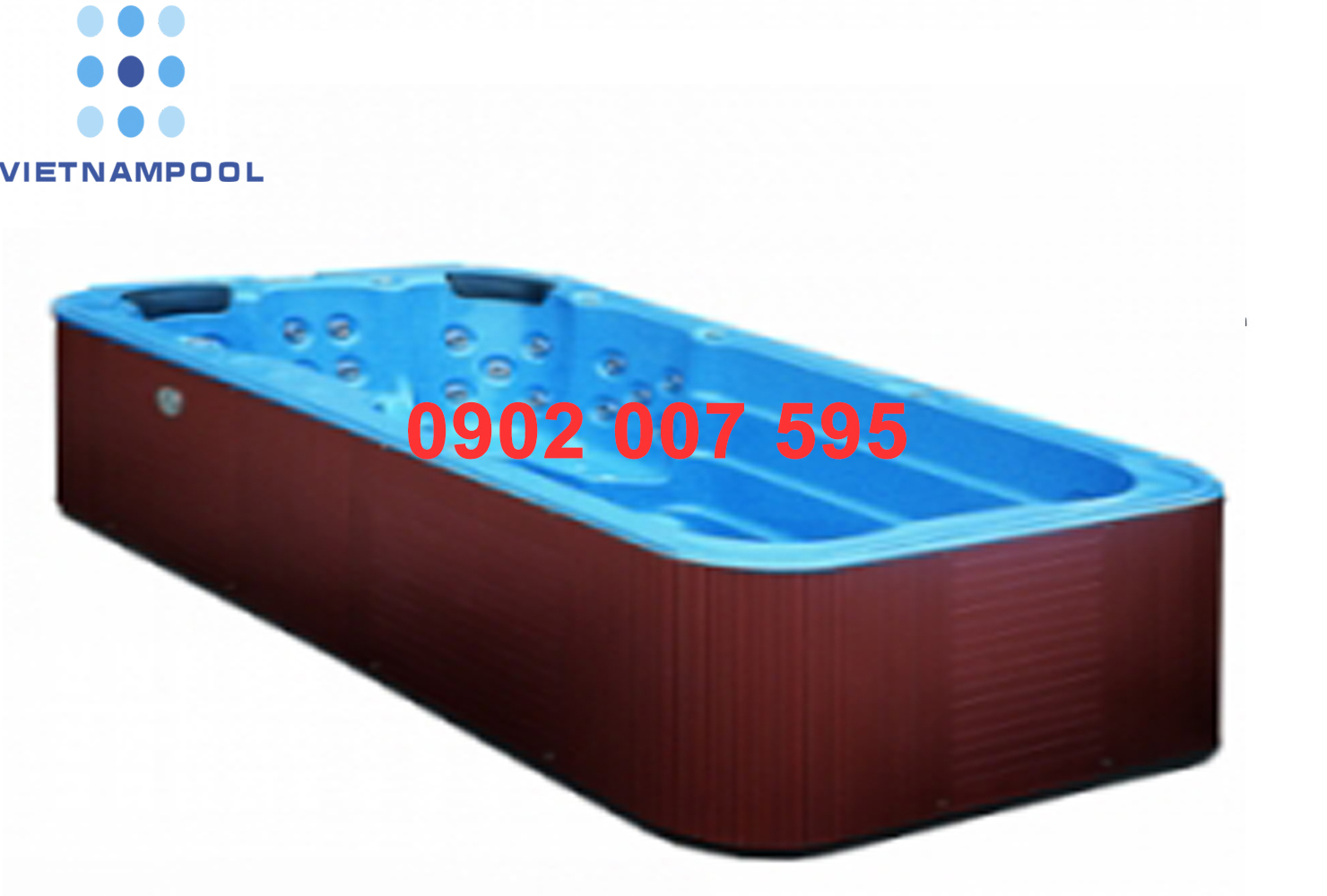 Bồn sục massage  đa năng 6 người spa - VNP02