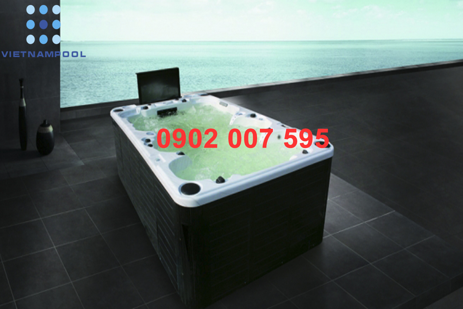 Bồn sục massage đa năng 10 người spa