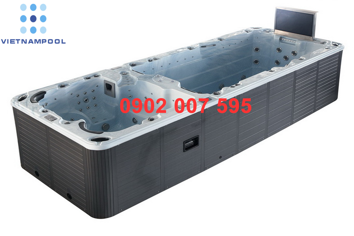 Bồn sục massage đa năng thiết kế hydromassage sang trọng