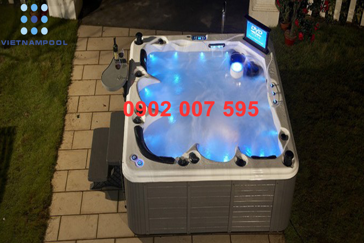 Bồn sục massage đa năng Spa 5 Người