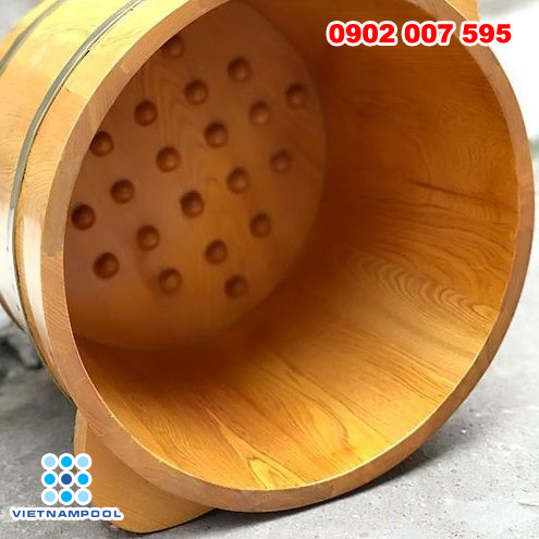 Bồn ngâm chân gỗ thông làm Spa