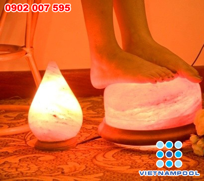 Cối đá muối massage chân