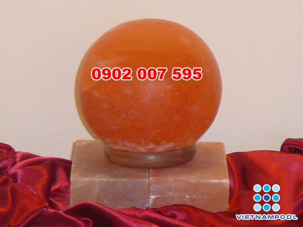 Đèn đá muối phong thủy hình cầu