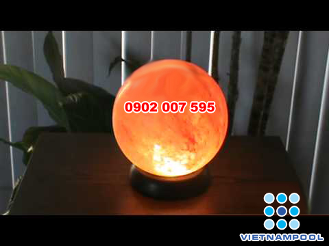 Đèn đá muối phong thủy hình cầu