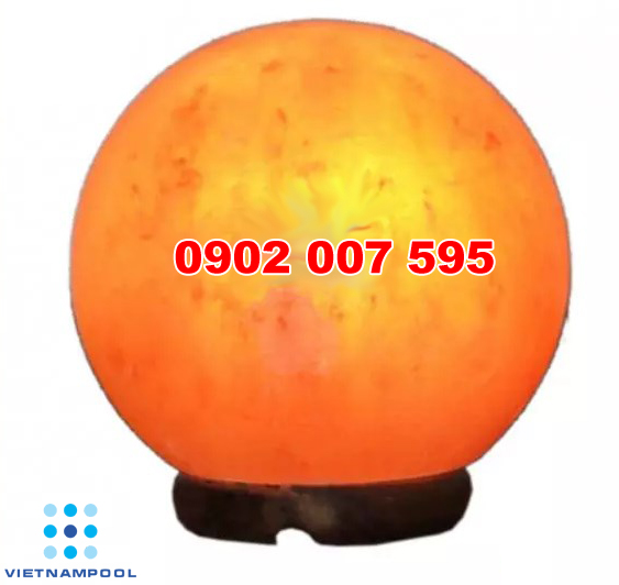 Đèn đá muối phong thủy hình cầu