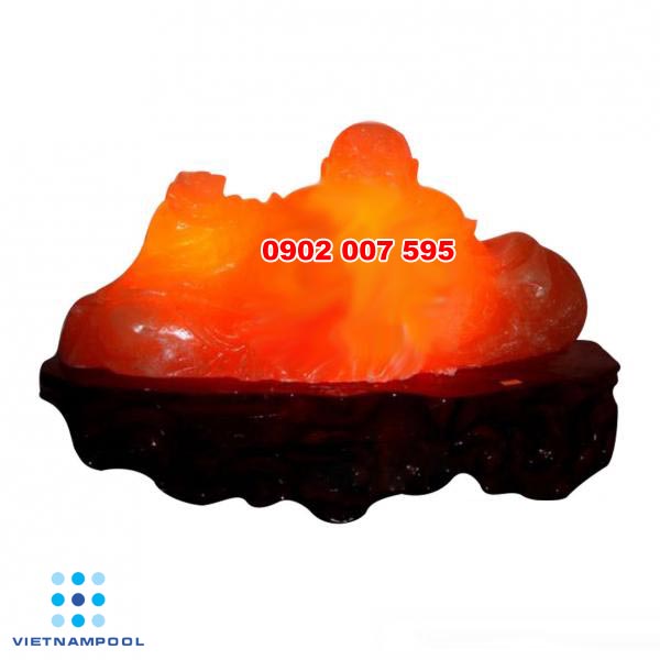 Đá muối phong thủy phật Di Lặc