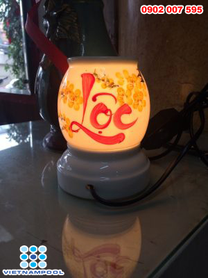 Đèn xông tinh dầu gốm chữ lộc