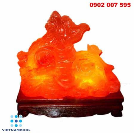 Đèn đá muối phong thủy Tỳ Hưu